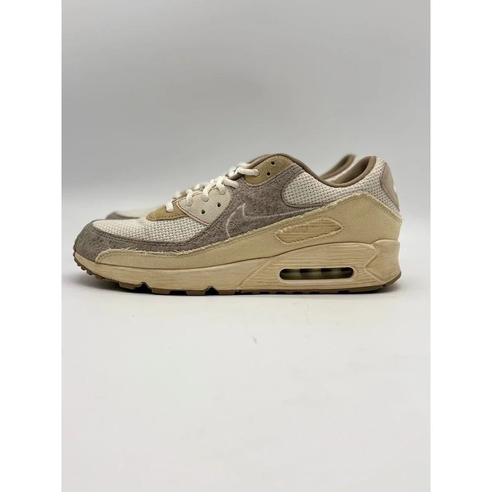 Nike Air Max 90 Sanddrift Hemp Deconstructed DM6773-104 Mens Size 13 Sneaker